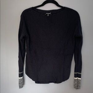 Express Dark Knit Pullover